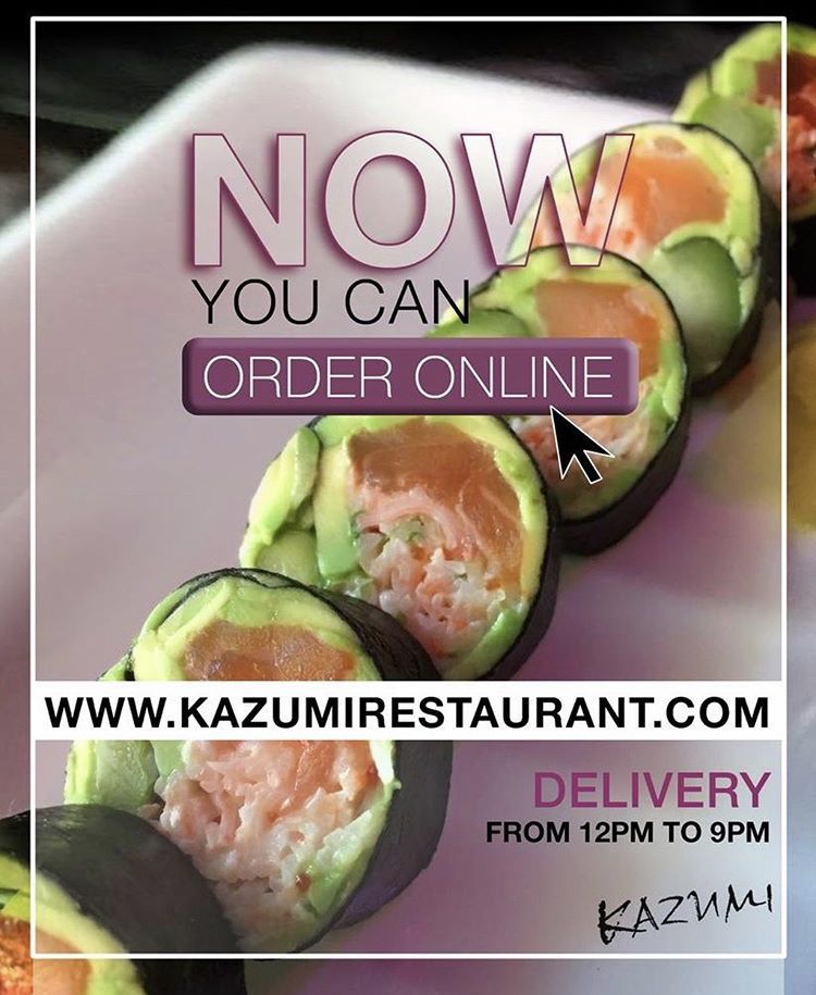 Kazumi for Take Out or delivery